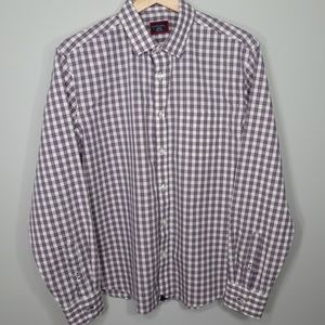Untuckit Long Sleeve Plaid Button Down - Men's Large